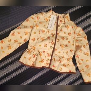 Janie and Jack Floral jacket NWT
